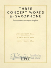 Three Concert Works for Saxophone